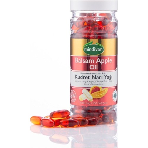Mindivan Kudret Narı Yağı Soft Jel Kapsül 1000 mg 100 Yumuşak Kapsül