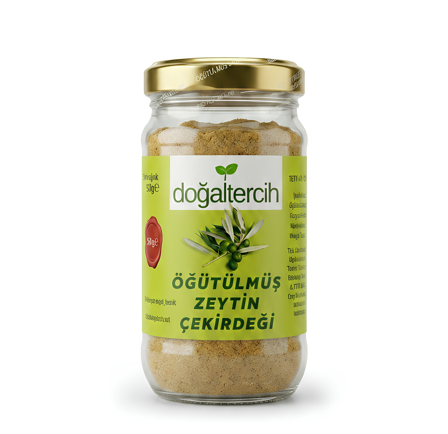 Doğal Tercih Öğütülmüş Zeytin Çekirdeği Tozu 200 gr