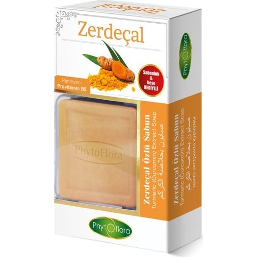 Phytoflora Zerdeçal Özlü Sabun Kese ve Sabunluk Hediyeli