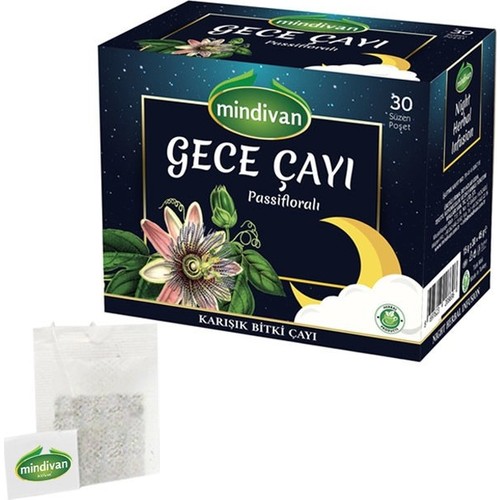 Mindivan Passiflora Çayı - İyi Geceler Bitki Çayı