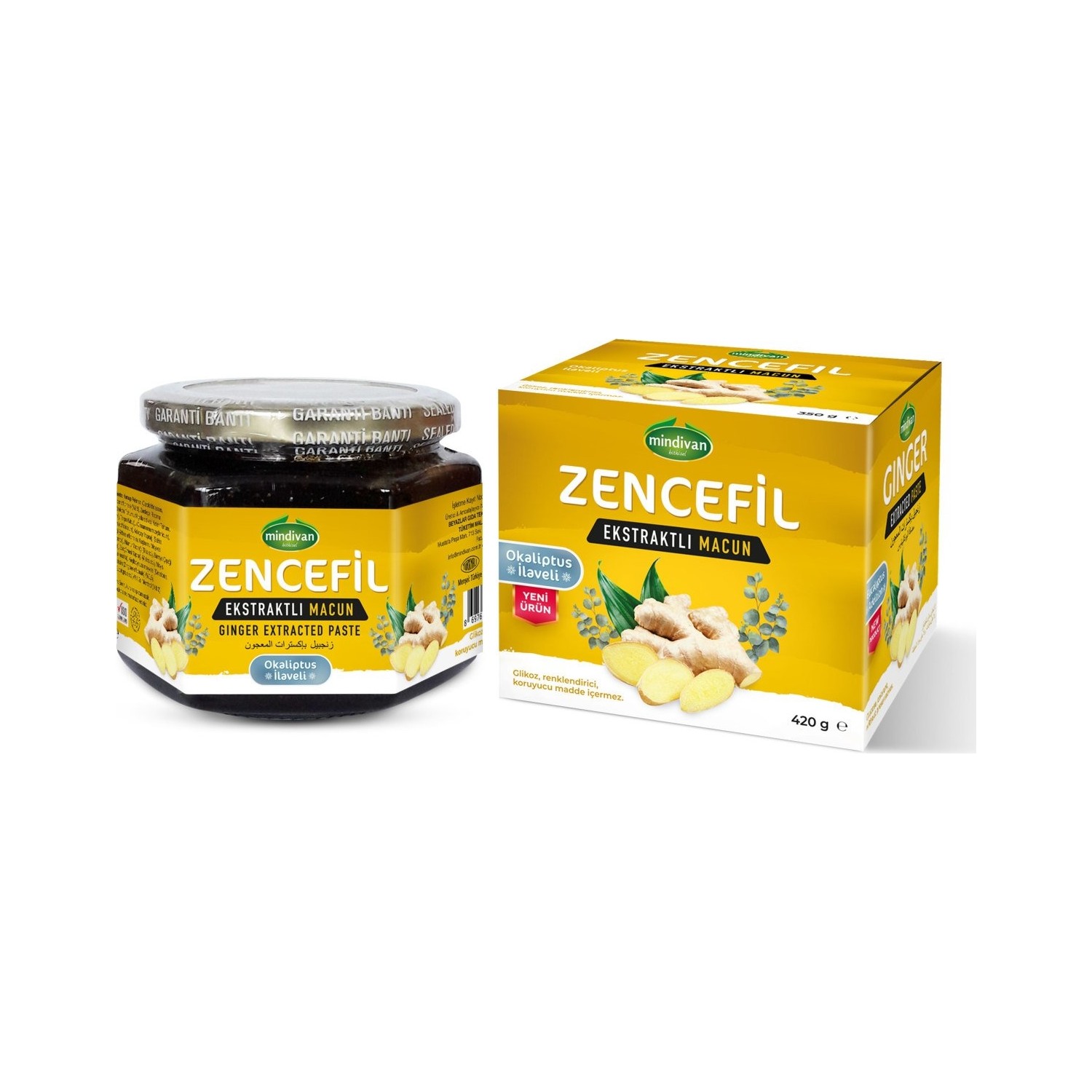Mindivan Zencefil Ekstraktlı Macun 420 g