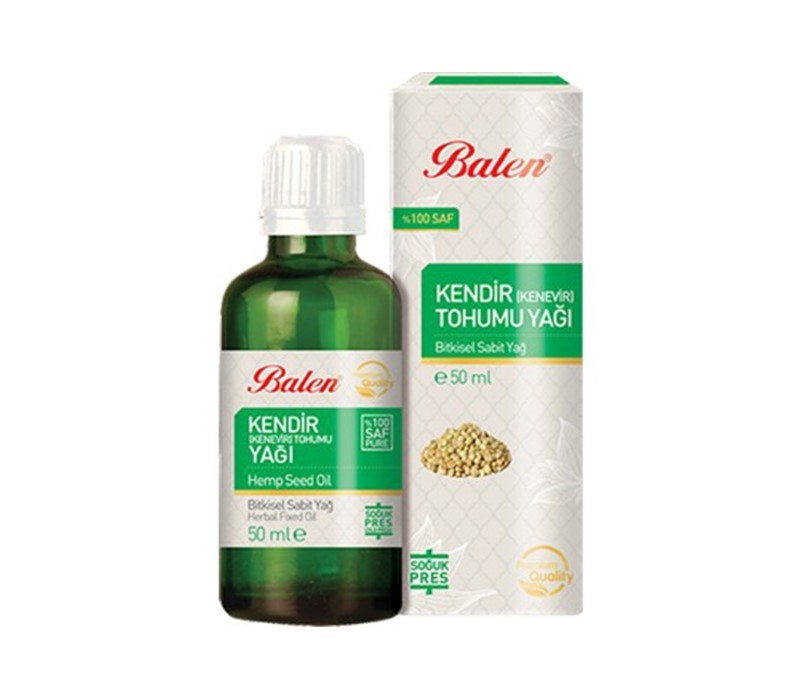 Balen Kendir (Kenevir) Tohumu Yağı 50 ML