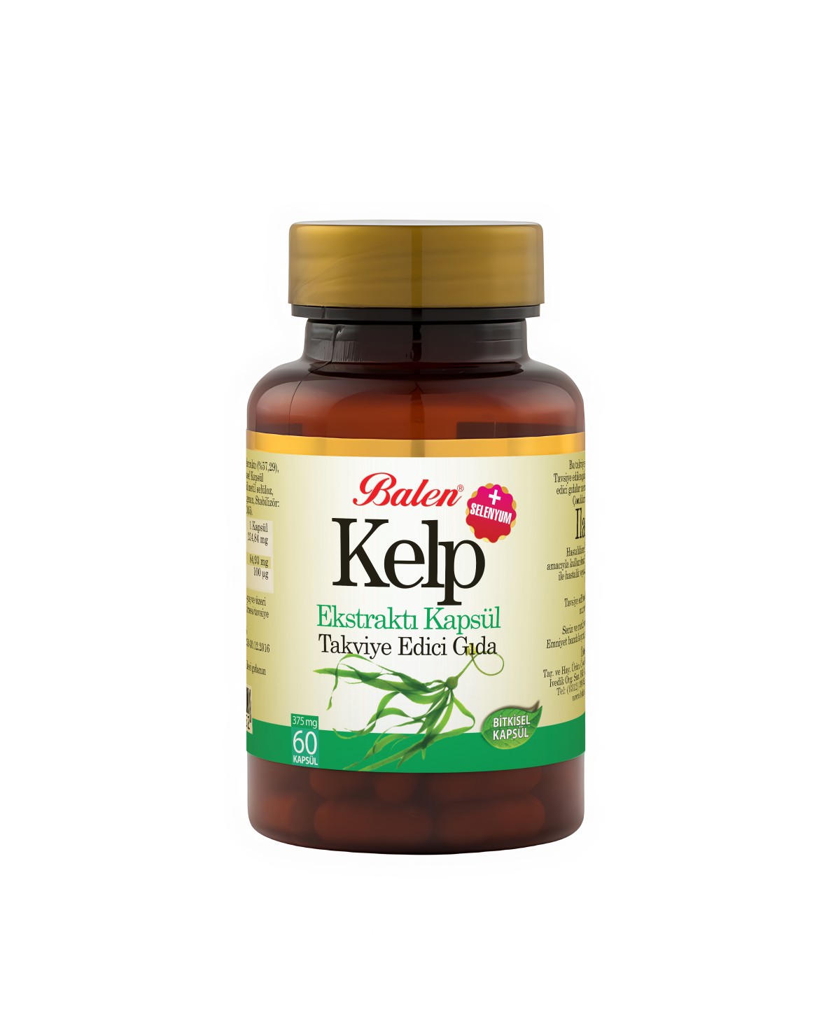Balen Kelp Ekstraktı + Selenyum Kapsül 375 Mg *60 kapsül