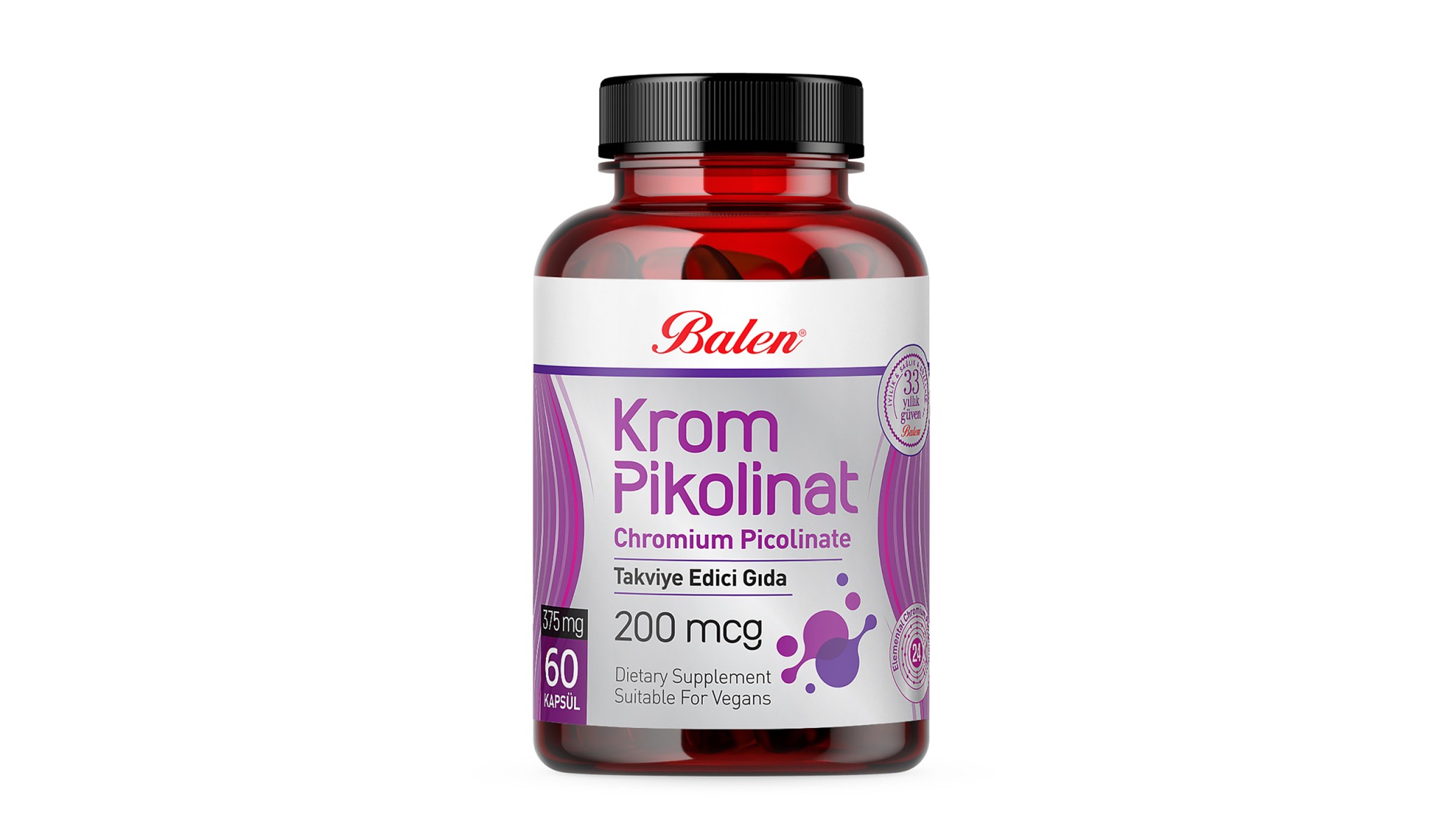 Balen Krom Pikolinat Kapsül 375 Mg* 60