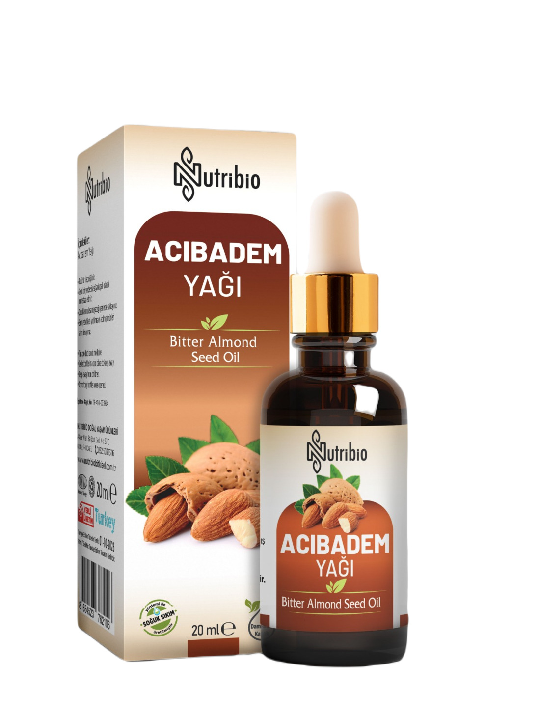 NutriBio Acıbadem Yağı 20 ML