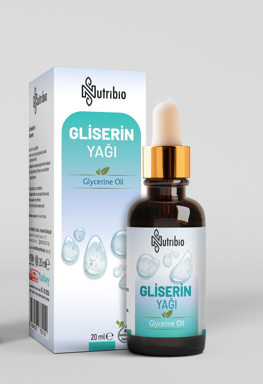 NutriBio Gliserin Yağı 20 ML