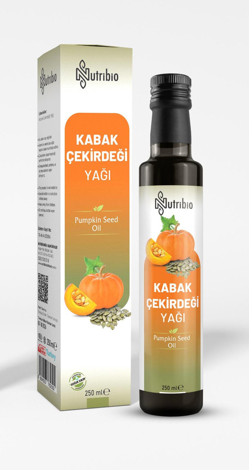 NutriBio Kabak Çekirdeği Yağı 250 ML