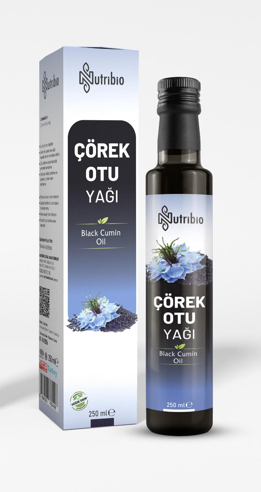NutriBio Soğuk Sıkım Çörekotu Yağı 250 ML