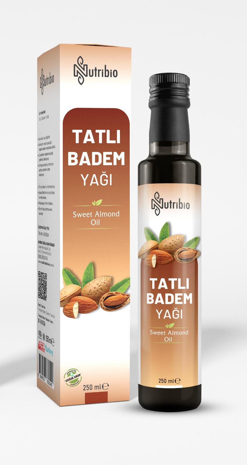 NutriBio Tatlı Badem Yağı 250 ML