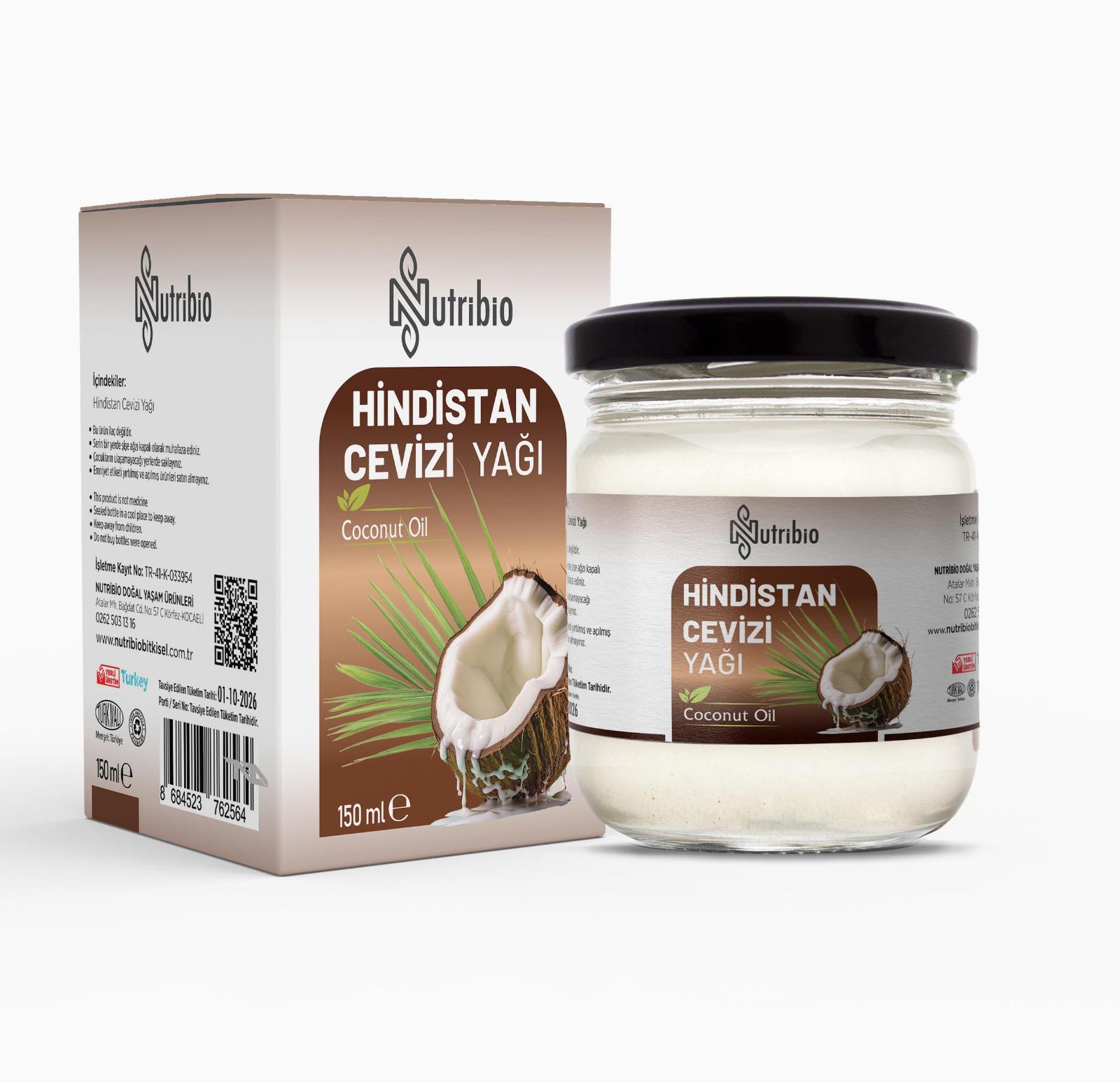 NutriBio Hindistan Cevizi Yağı 150 ML