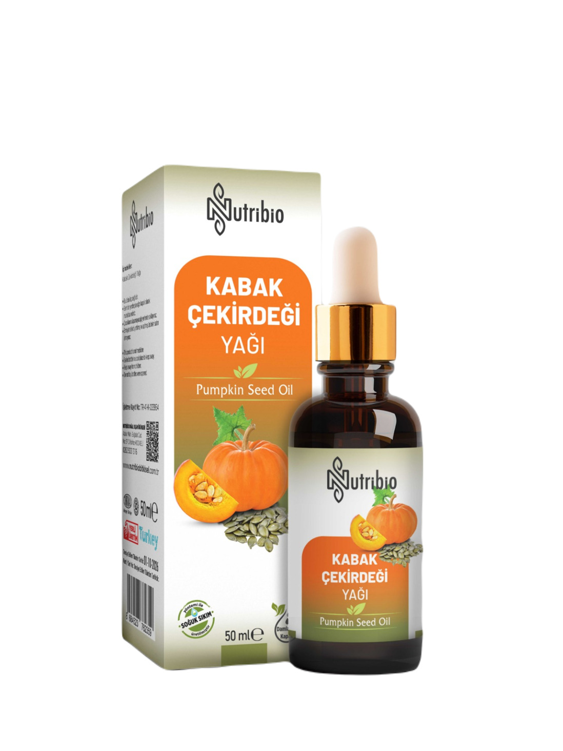 Nutribio Kabak Çekirdeği Yağı 50 ML