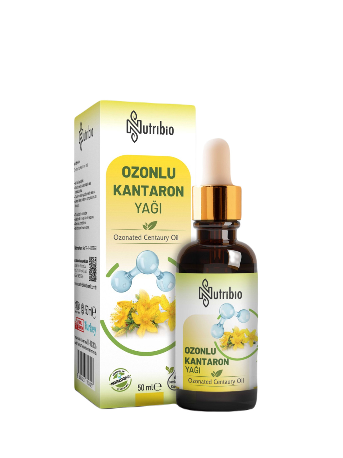 Nutribio Ozonlu Kantaron Yağı 50 ML