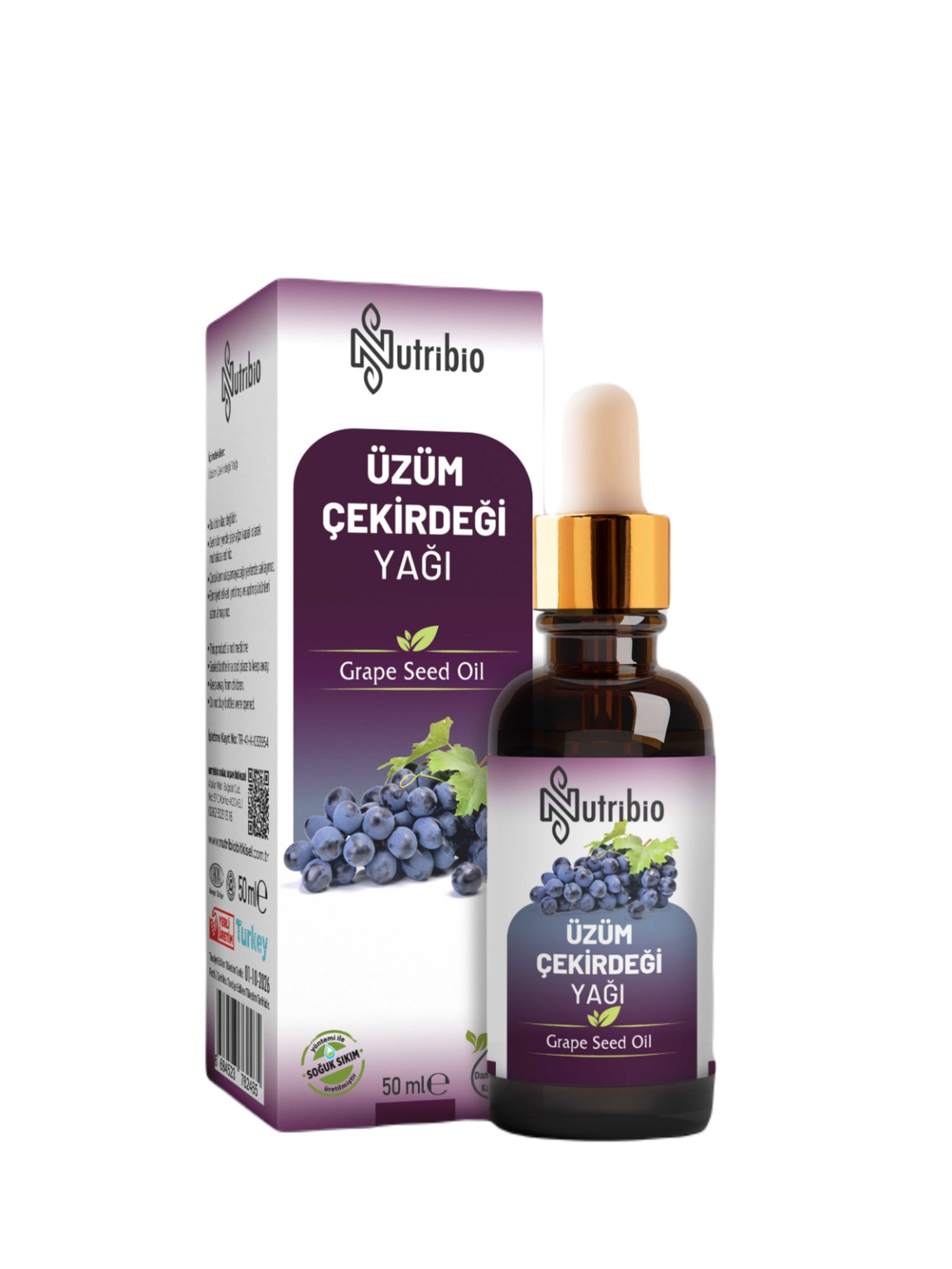 Nutribio Üzüm Çekirdeği Yağı 50 ML
