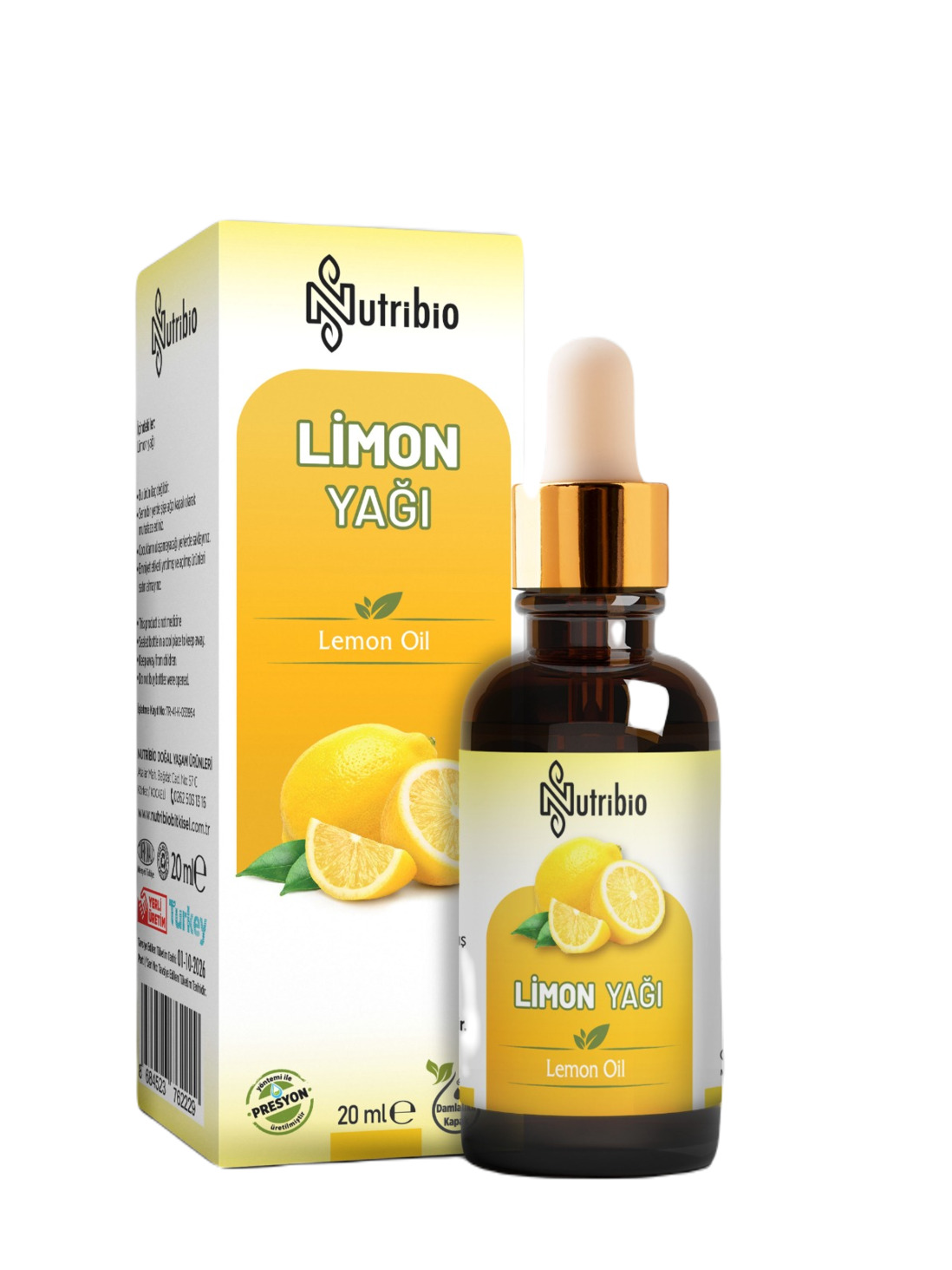 Nutribio Limon Yağı 20 ML