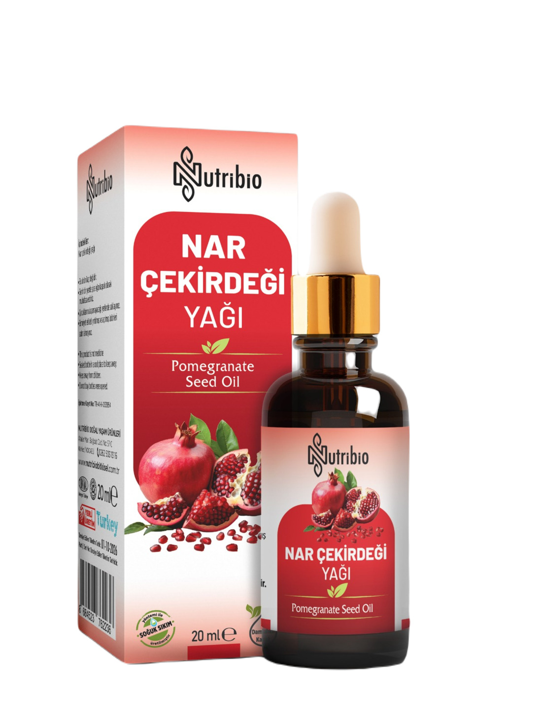 Nutribio Nar Çekirdeği Yağı 20 ML