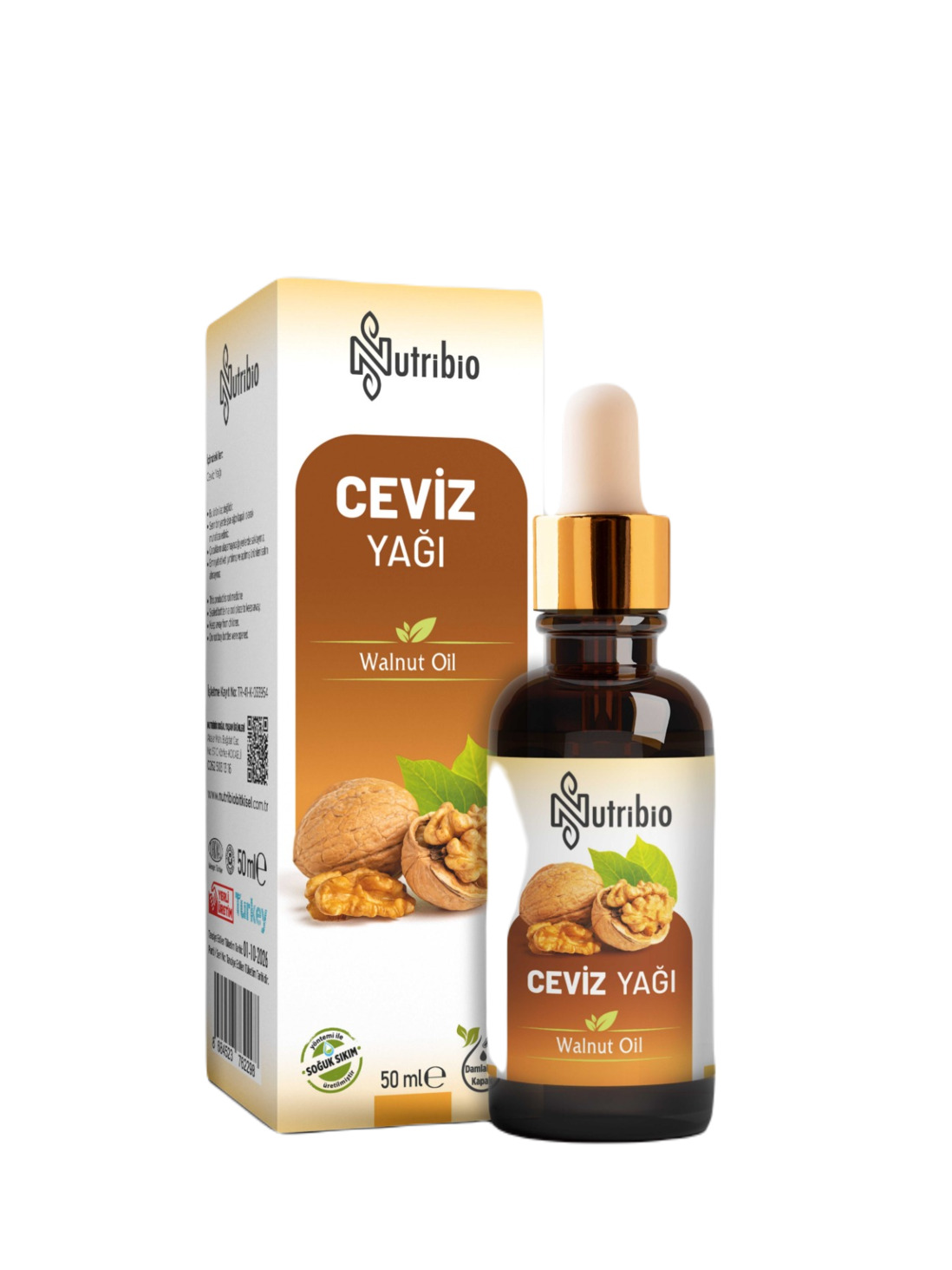 NutriBio Ceviz Yağı 50 ML