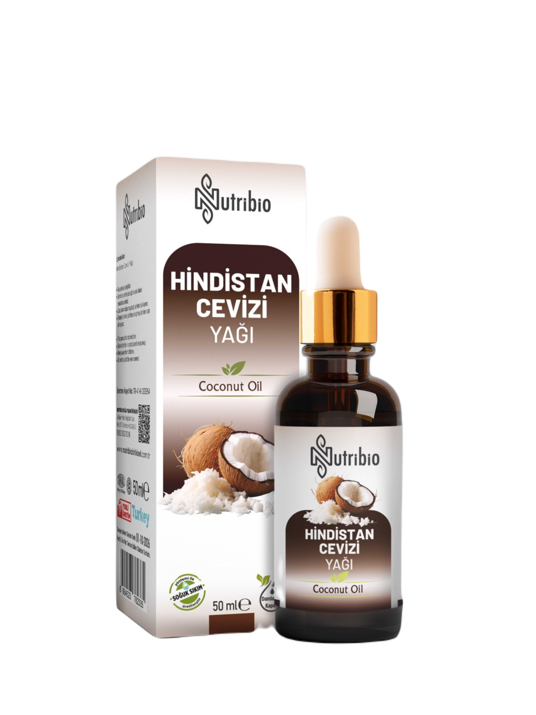 Nutribio Hindistan Cevizi Yağı 50 ML