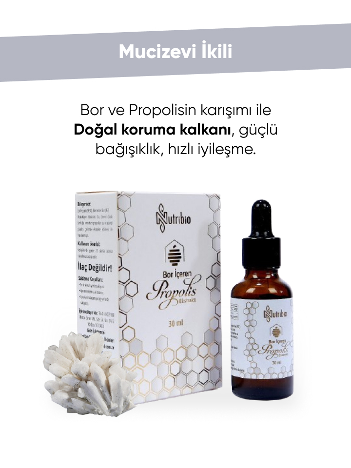 Nutribio Bor İçeren Propolis Ekstratı 30ml