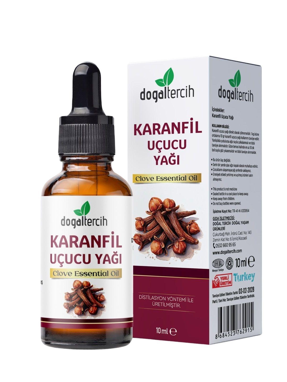 Doğaltercih Karanfil Uçucu Yağı 10 ml - Katkısız Saf Karanfil Yağı