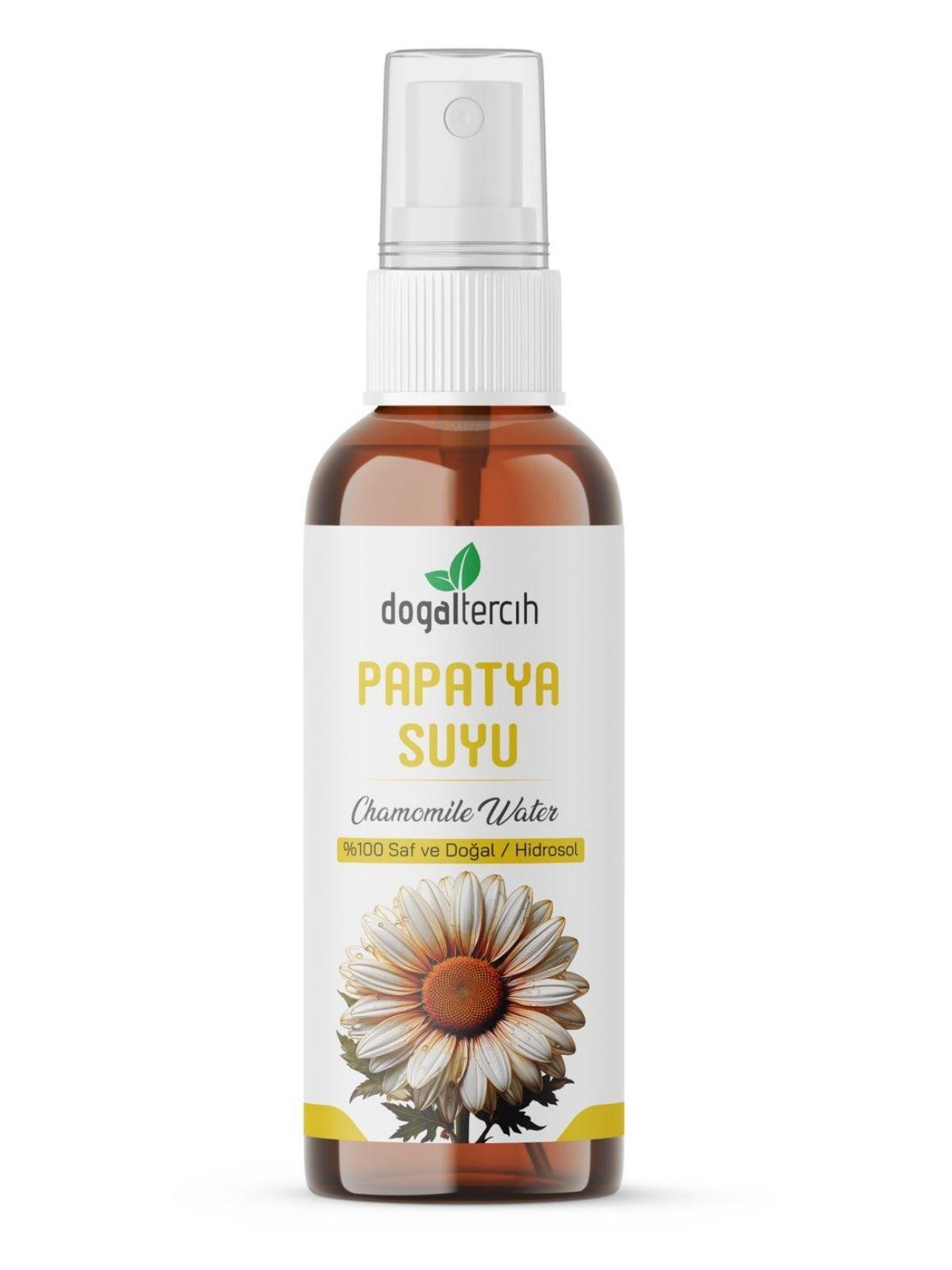 Doğaltercih %100 Saf ve Doğal Papatya Suyu Saç ve Cilt Toniği / Hidrosol 100 ml (Chamomile Water)