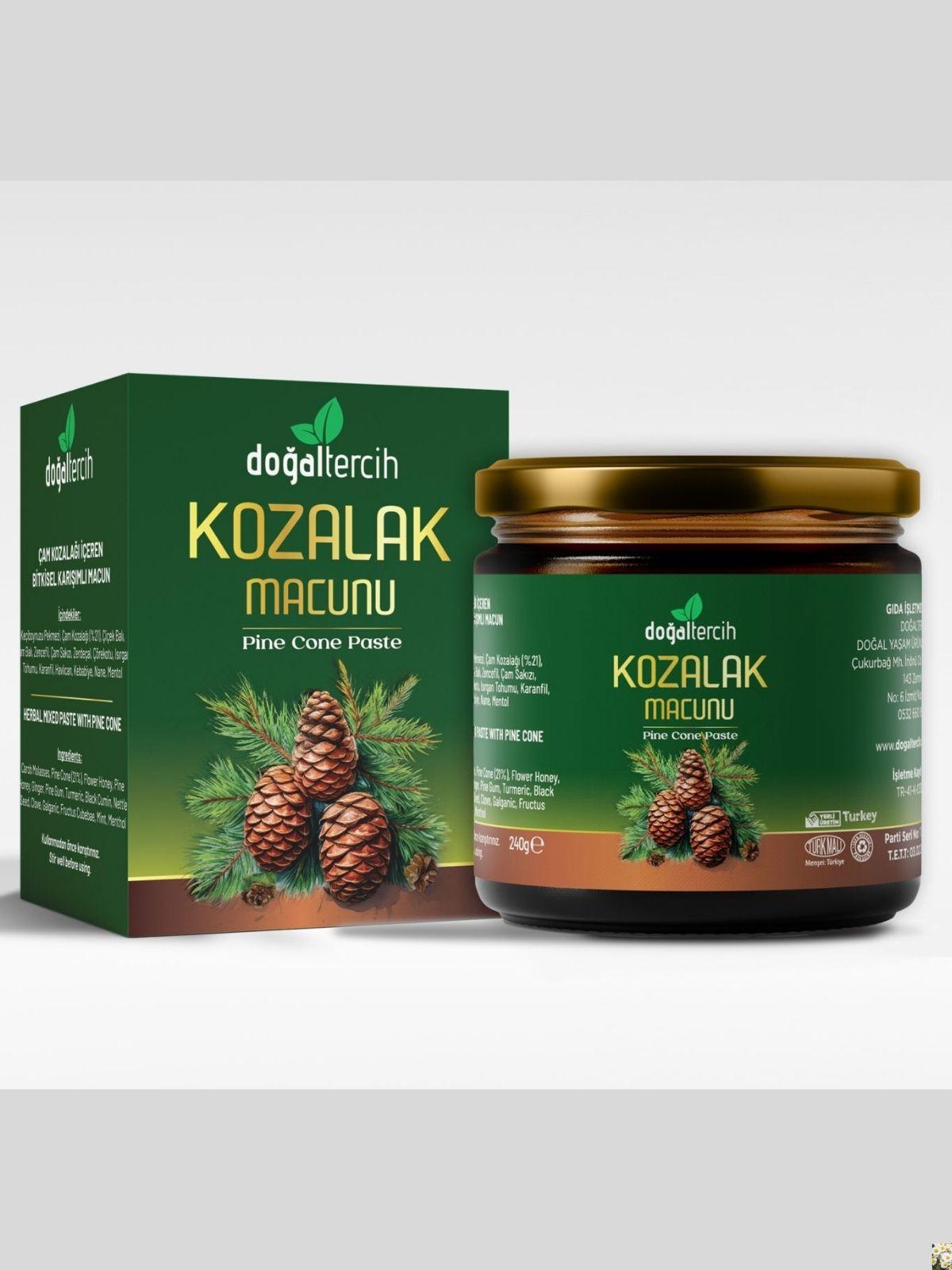Doğaltercih Kozalak Macunu , Katkısız Doğal İçerikli Çam Kozalağı Macunu 240 gr