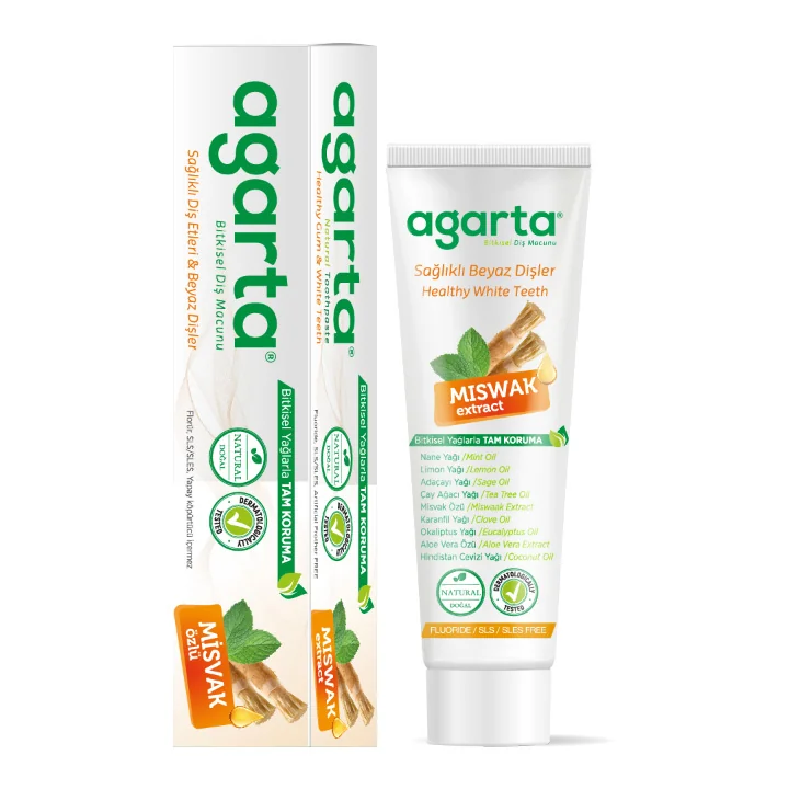 Agarta Doğal Misvak Özlü Diş Macunu 100 ml/130 gr